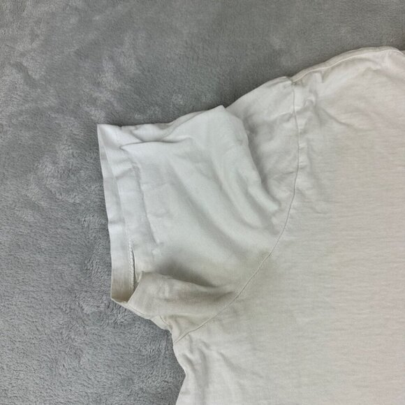 All Saints White State Crew T-Shirt Women's Size Large - Picture 8 of 13